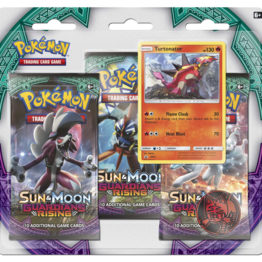 Pokemon Sun and Moon Guardians Rising Turtonator 3 Pack Blister