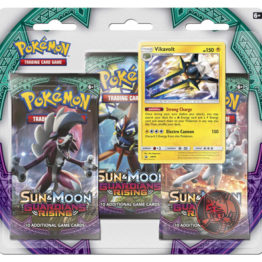 Pokemon Sun and Moon Guardians Rising Vikavolt 3 Pack Blister