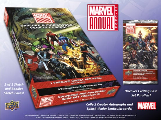 2021 Upper Deck Marvel Annual Hobby Box