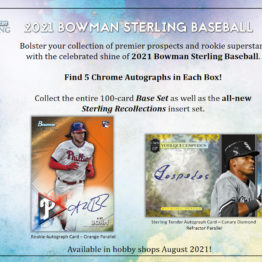2021 Bowman Sterling Baseball Hobby Box