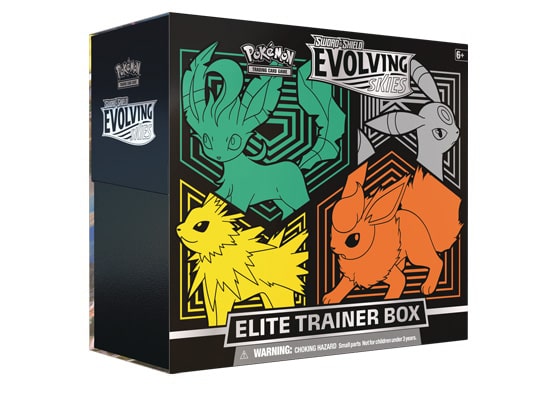 Pokemon Sword and Shield Evolving Skies Elite Trainer Box Version 1
