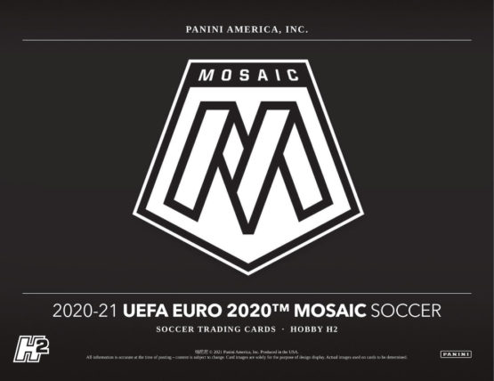 2020-21 Panini Mosaic UEFA Euro 2020 Soccer H2 Hobby Hybrid Box