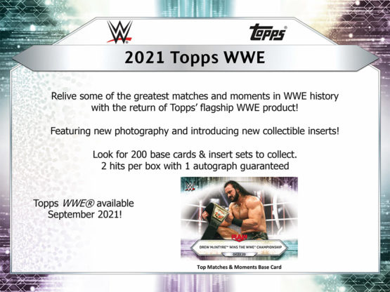 2021 Topps WWE Wrestling Hobby Box