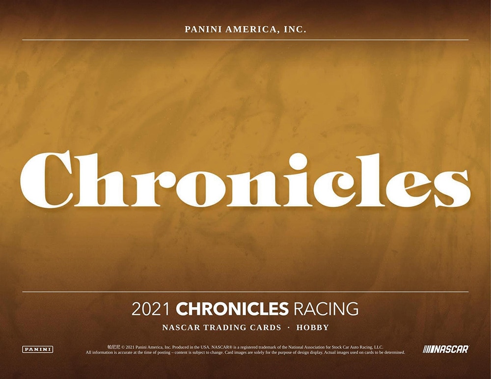 2021 PANINI CHRONICLES RACING HOBBY BOX