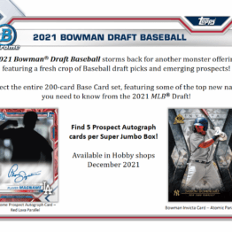 2021 Bowman Draft Baseball Super Jumbo Box