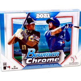 2021 Bowman Chrome Baseball HTA Jumbo Box