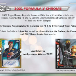 2021 Topps Chrome Formula 1 Racing Hobby Box