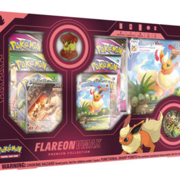 Pokemon Flareon VMAX Evolution Premium Collection Box