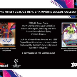 2021-22 Topps UEFA Champions League Finest Soccer Hobby Box