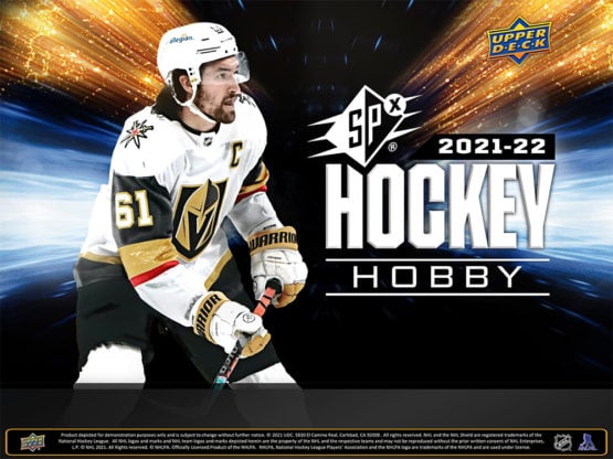 2021-22 Upper Deck SPX Hockey Hobby Box