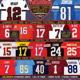 2021 TriStar Game Day Greats Autographed Football Jersey Series 3 Box