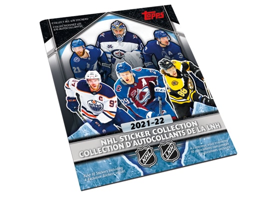 2021-22 Topps NHL Hockey Sticker Album