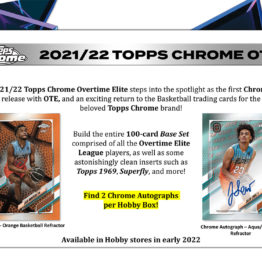 2021-22 Topps Overtime Elite Chrome Basketball Hobby Box