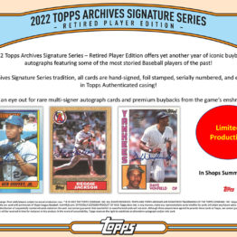 2022 Topps Archives Signature Series Baseball Hobby Box (Retired Player)