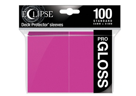 Ultra Pro Eclipse Gloss Hot Pink Sleeves