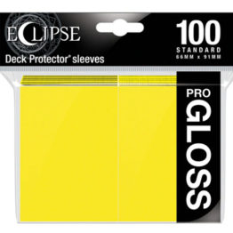 Ultra Pro Eclipse Gloss Lemon Yellow Card Sleeves