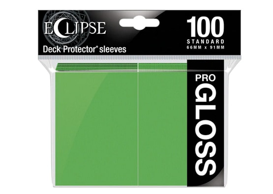 Ultra Pro Eclipse Gloss Lime Green Card Sleeves