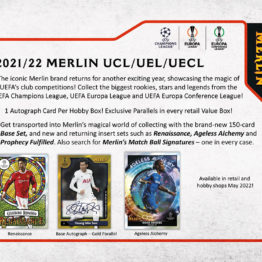 2021-22 Topps UEFA Champions League Merlin Soccer Hobby Box