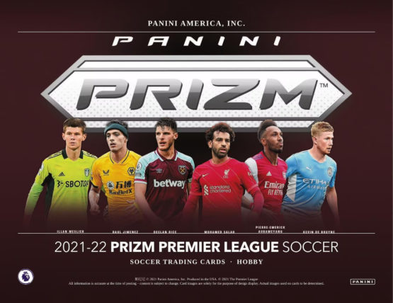 2021-22 Panini Prizm Premier League EPL Soccer Hobby Box