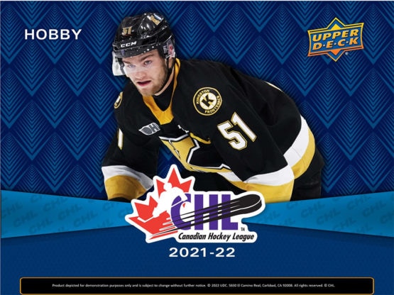 2021-22 Upper Deck CHL Hockey Hobby Box