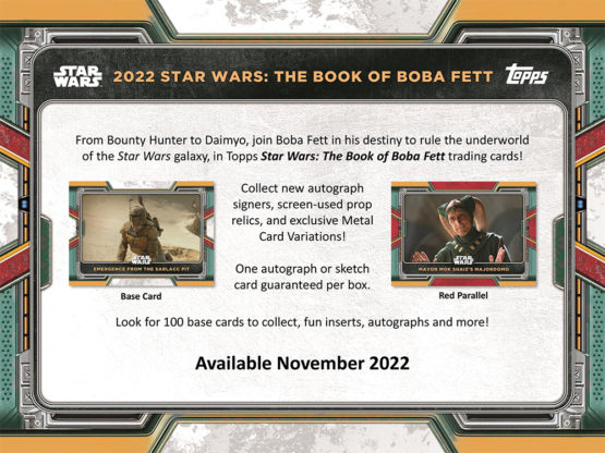 2022 Topps Star Wars Book of Boba Fett Hobby Box