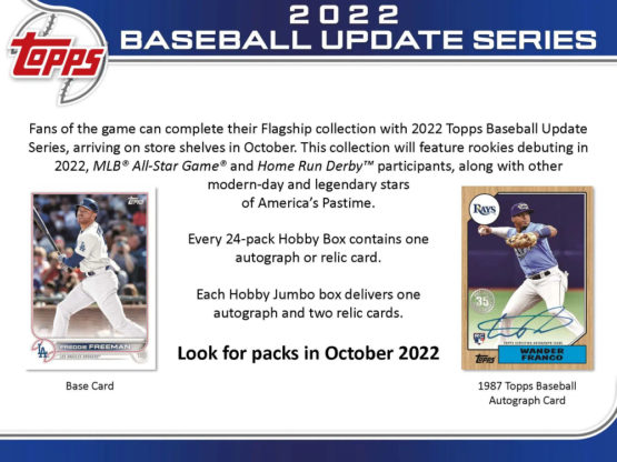 2022 Topps Update Baseball Hobby Box