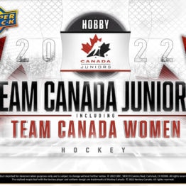 2022 Upper Deck Team Canada Juniors Hockey Hobby Box