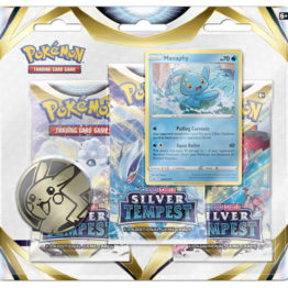 Pokemon Silver Tempest Manaphy 3 Pack Blister