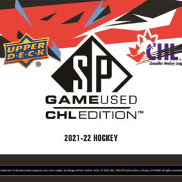 2021-22 Upper Deck CHL SP Game Used Hockey Hobby Box
