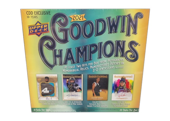 2021 Upper Deck Goodwin Champions Hobby Box (CDD Exclusive Edition)