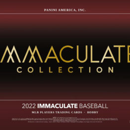 2022 Panini Immaculate Baseball Hobby Box