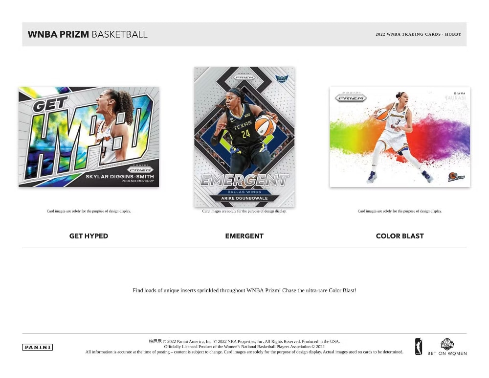 2022 PANINI WNBA PRIZM BASKETBALL HOBBY BOX Breakaway Sports Cards