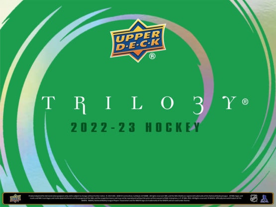 2022-23 Upper Deck Trilogy Hockey Hobby Box