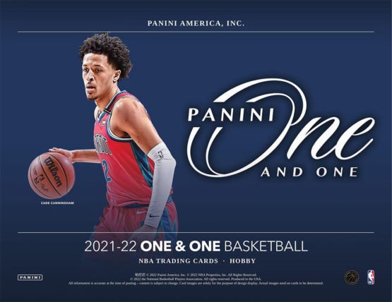 2021-22 Panini One and One Basketball Hobby Box