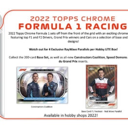 2022 Topps Chrome Formula 1 Racing Lite Box