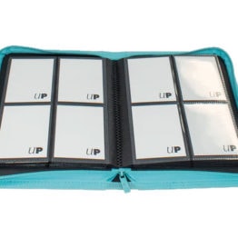 Ultra Pro Light Blue Vivid 4-Pocket Zippered Pro Binder