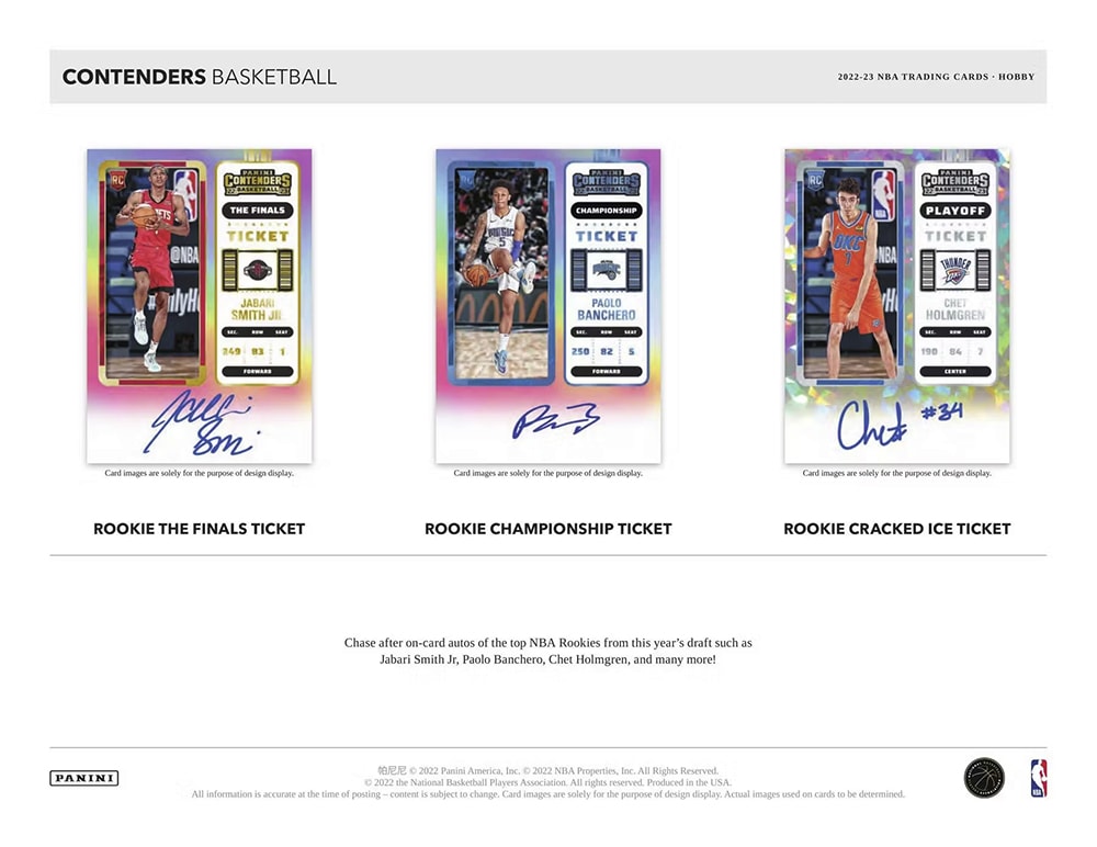 2022-23 PANINI CONTENDERS BASKETBALL HOBBY BOX - Breakaway Sports