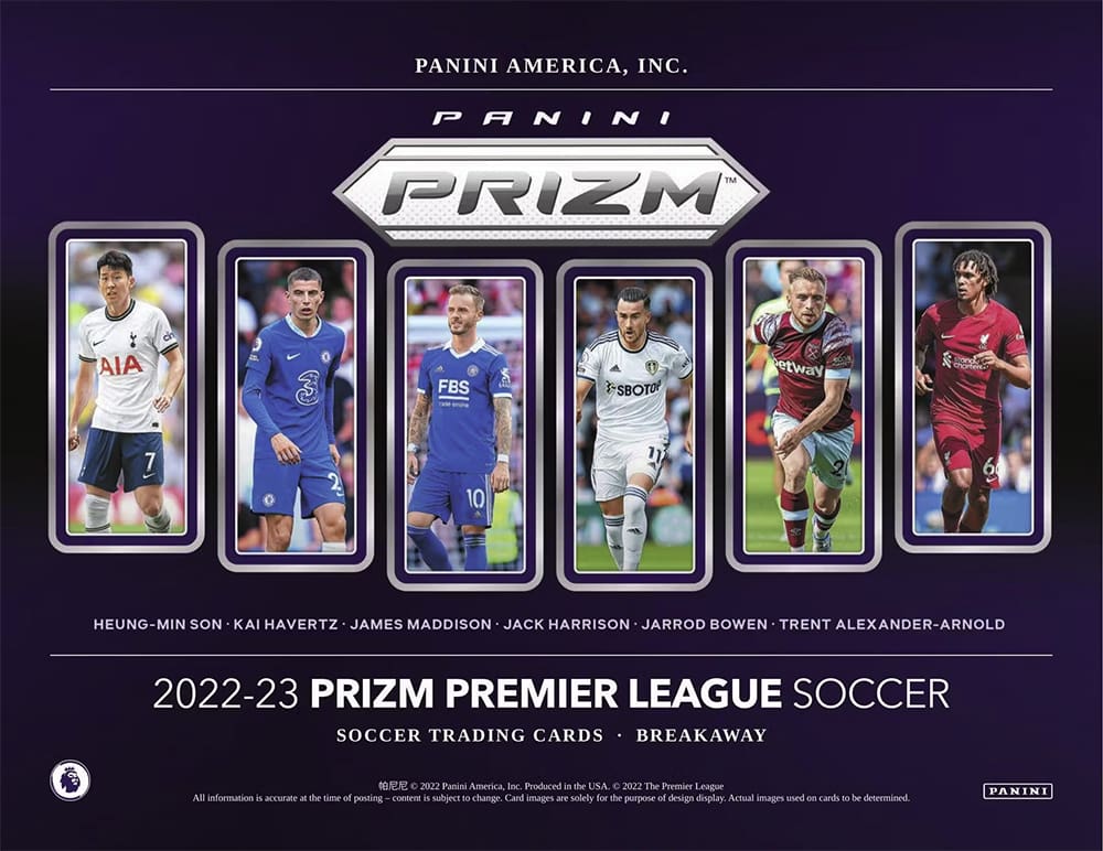 2022-23 Panini Prizm Premier League EPL Soccer Breakaway Box