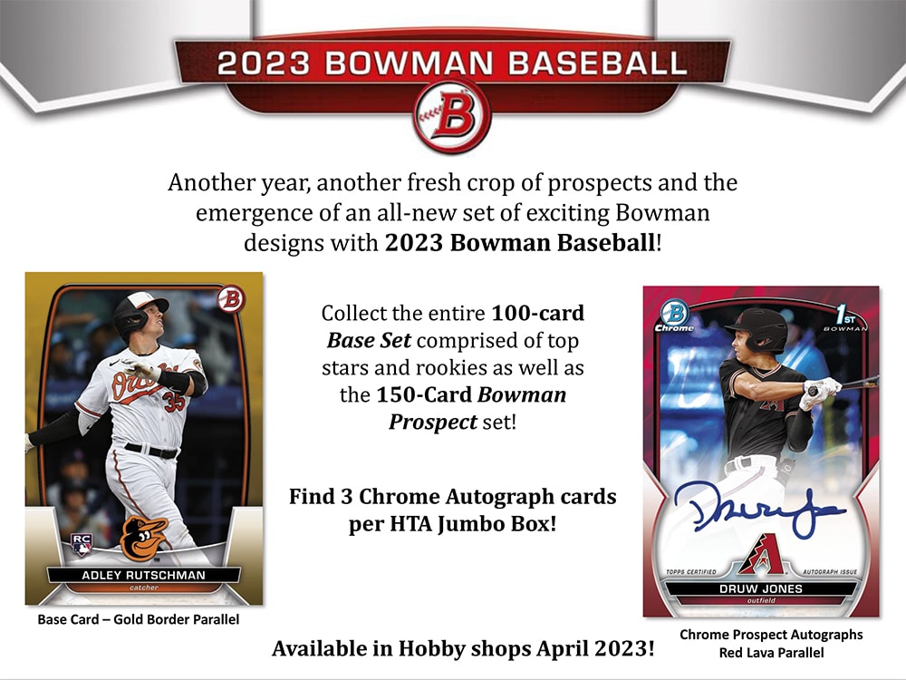 2023 Bowman Baseball Jumbo Box
