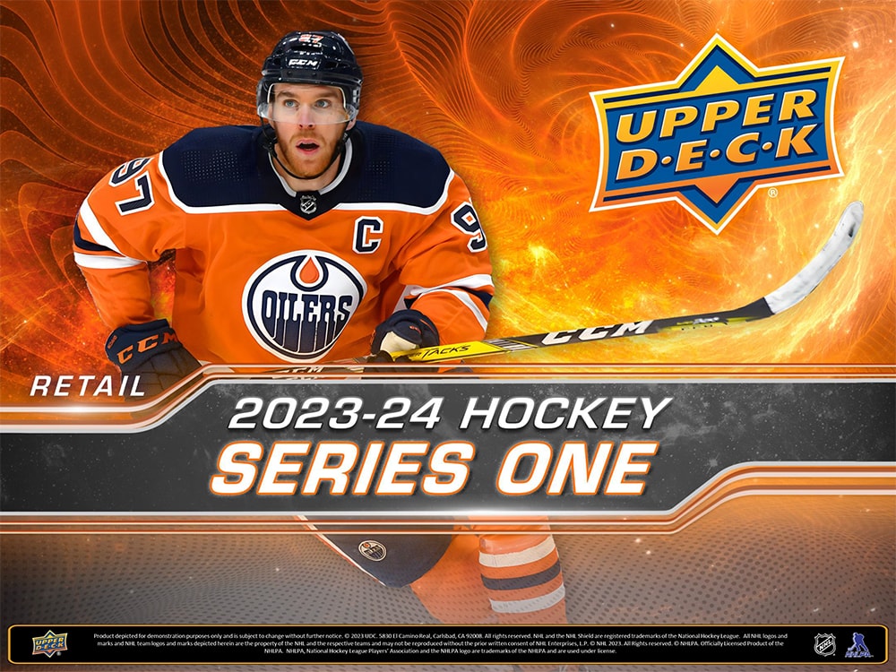 2023-24 Upper Deck Series 1 Hockey Tin