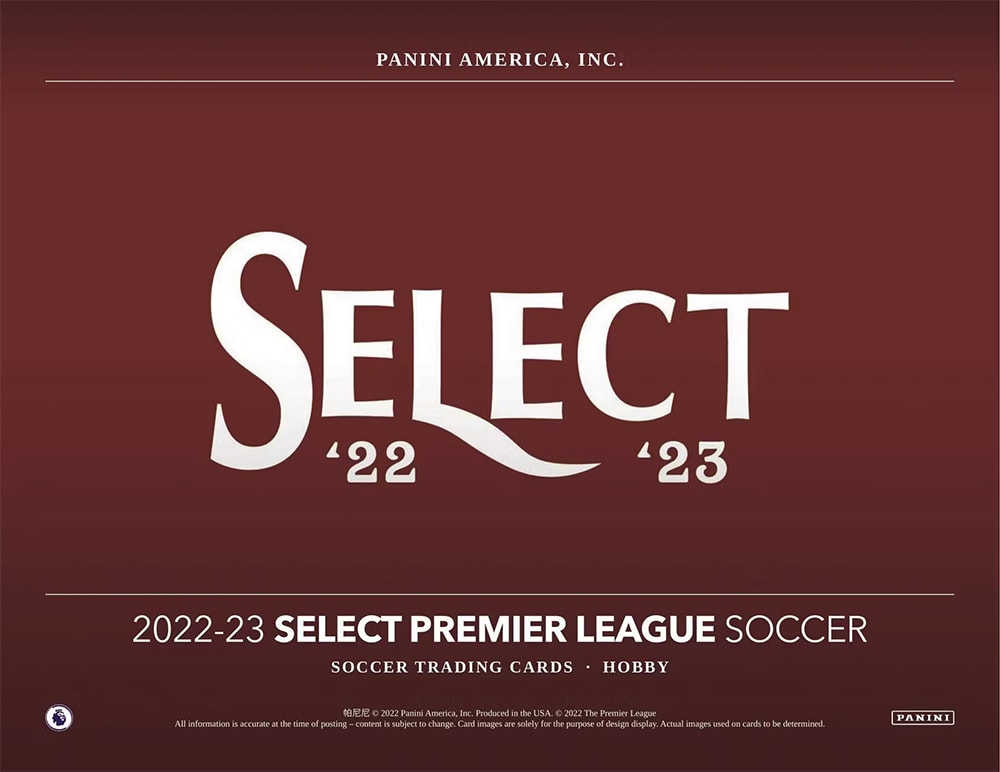 2022-23 Panini Select League EPL Soccer Hobby Box