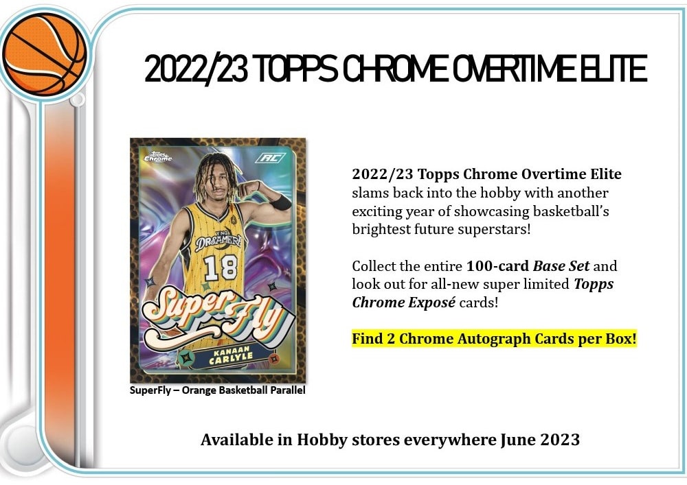 2022-23 Topps Overtime Elite Chrome Basketball Hobby Box