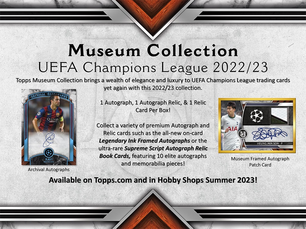 2022-23 Topps Museum Collection UEFA Champions League Soccer Hobby Box