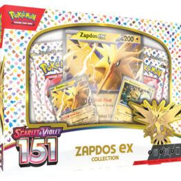 Pokemon Scarlet and Violet 151 Zapdos EX Box