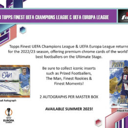 2022-23 Topps Finest UEFA Club Competitions Soccer Hobby Box