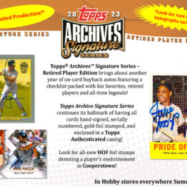 2023 Topps Archives Signature Series Baseball Hobby Box (Retired Player)