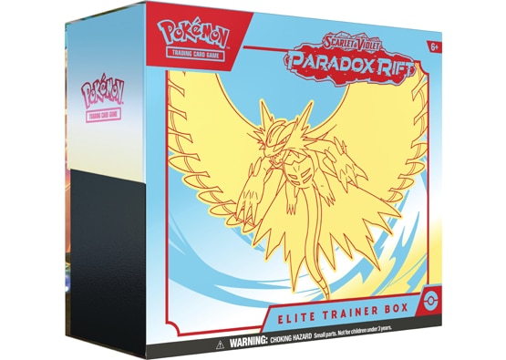 Pokemon Scarlet and Violet Paradox Rift Roaring Moon Elite Trainer Box