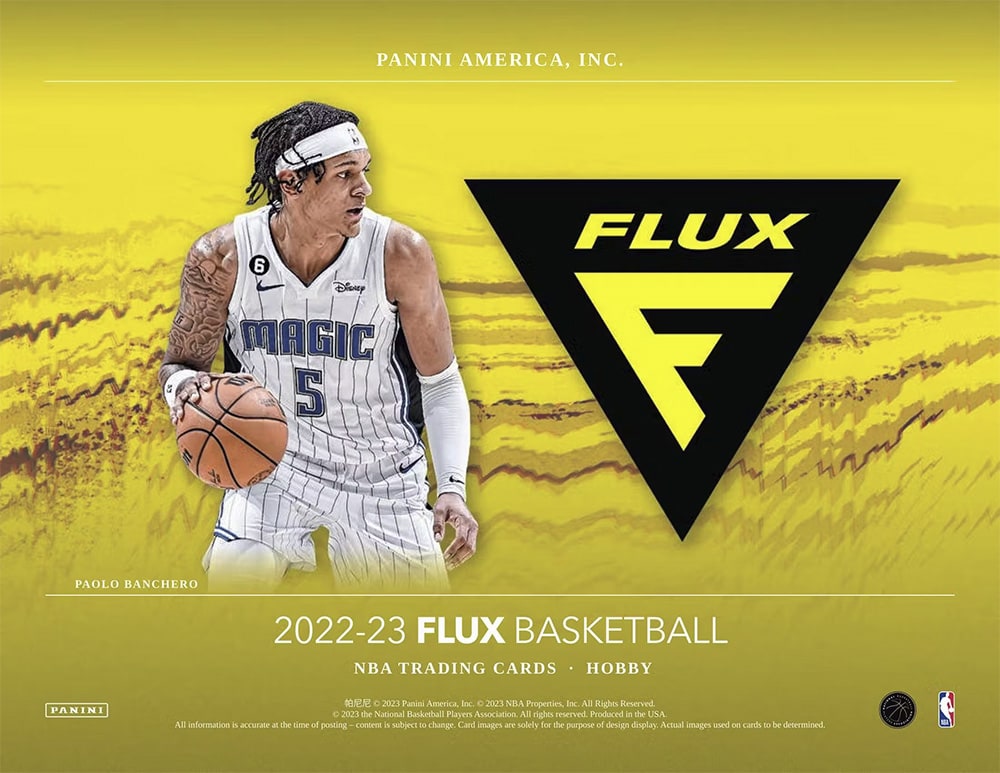 202223 PANINI FLUX BASKETBALL HOBBY BOX Breakaway Sports Cards