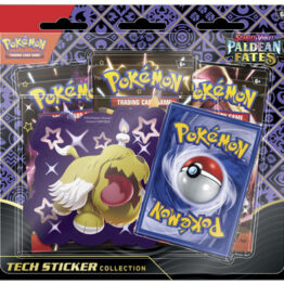 Pokemon Scarlet and Violet Paldean Fates Greavard Tech Sticker Collection