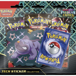 Pokemon Scarlet and Violet Paldean Fates Maschiff Tech Sticker Collection